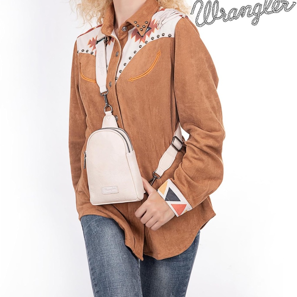Wrangler Beige Crossbody Bag